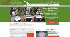 Desktop Screenshot of gutter-guard.com.au