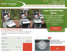 Tablet Screenshot of gutter-guard.com.au